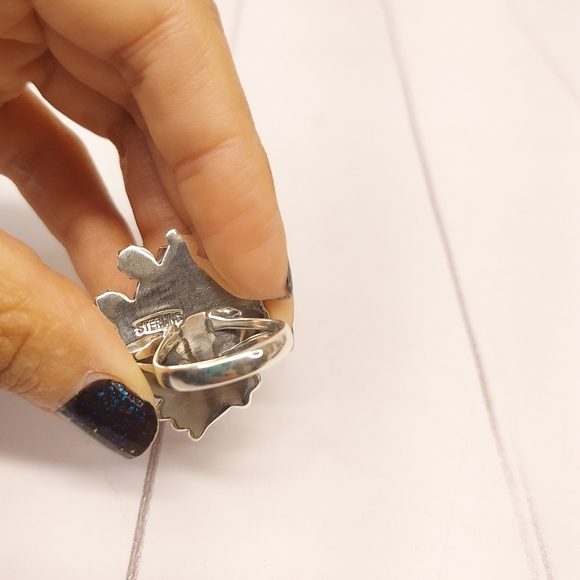 Handcrafted Natural Turquoise Ring - Picture 6 of 7